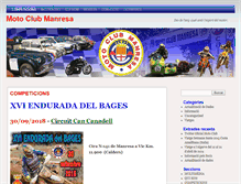 Tablet Screenshot of motoclubmanresa.com